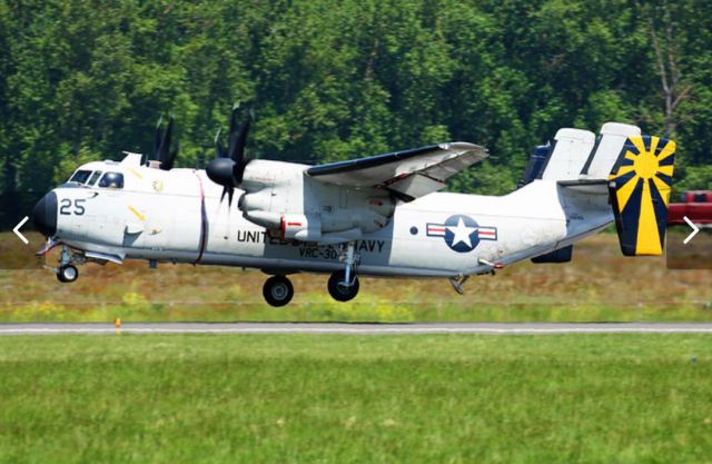 Grumman C-2 Greyhound (PSWRD25) - The Grumman C-2 Greyhound is a twin-engine, high-wing cargo aircraft, designed to carry supplies, mail, and passengers to and from aircraft carriers of the United States Navy. Its primary mission is carrier onboard delivery.