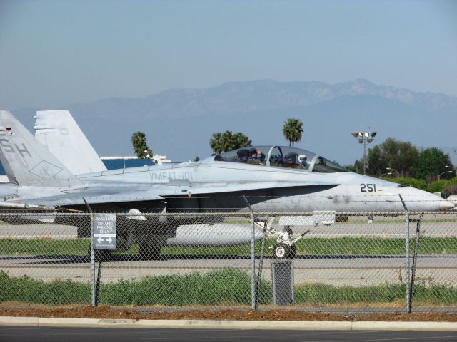 McDonnell Douglas FA-18 Hornet — - Taxiing to RWY 30