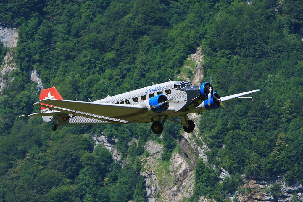 JUNKERS Ju-52/3m (HB-HOP) - Zigermeet 2016 - Mollis (LSMF)/CH