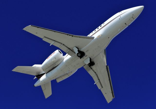 Dassault Falcon 2000 (N519JD) - N519JD departing St Maarten