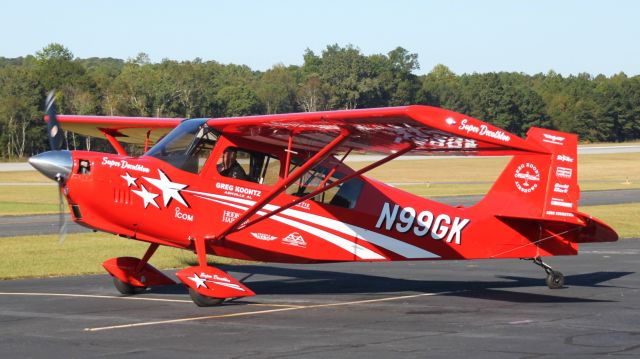 CHAMPION Decathlon (N99GK) - Just taxiing in after arriving at the Atlanta Air Show 2023.