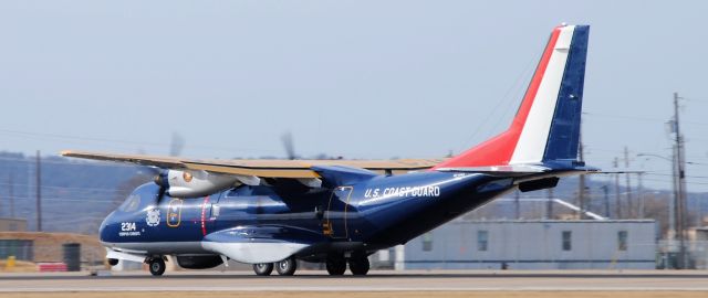 14-2314 — - USCG HC-144A Ocean Sentry from Corpus in the Coast Guard Aviation centenary colors came in for a quick fuel stop in Austin