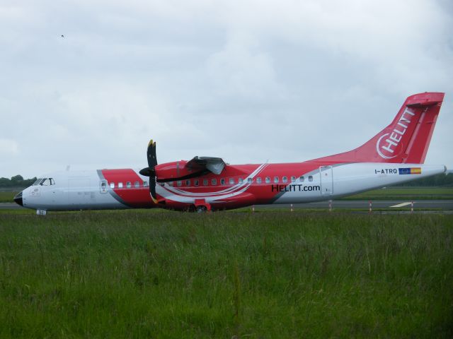 ATR ATR-72 (I-ATRQ) - I-ATRQ ATR 72 OF HELITT EX   EI-CLD IT WAS IN SHANNON 9 MONTHS AGO IN IRISH REG ALL WHITE