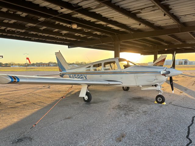 Piper Cherokee (N4586X) - Evening at West Houston 