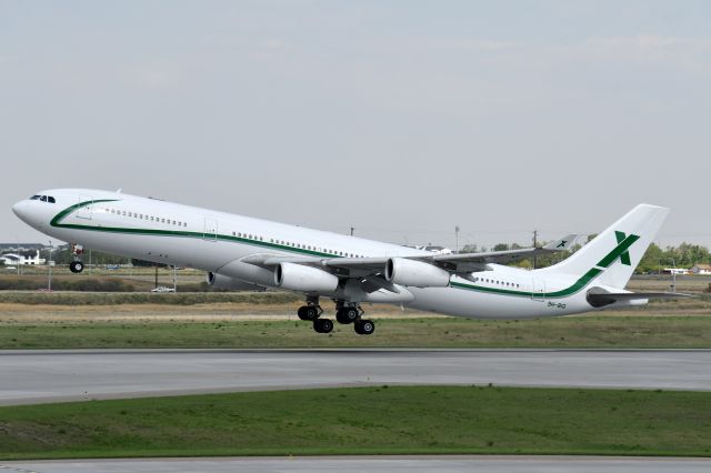 Airbus A340-300 (9H-BIG) - Air X Charter A340 departing CYYC on May 24, 2018.