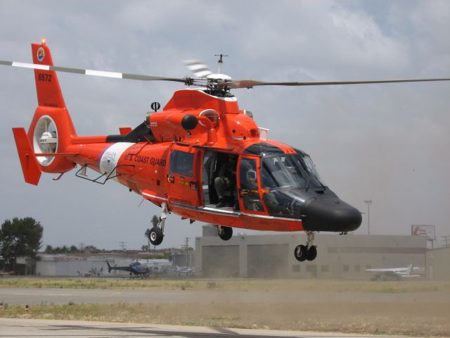 N6572 — - COAST GUARD CHOPPER LIFTING OFF FROM FULLERTON