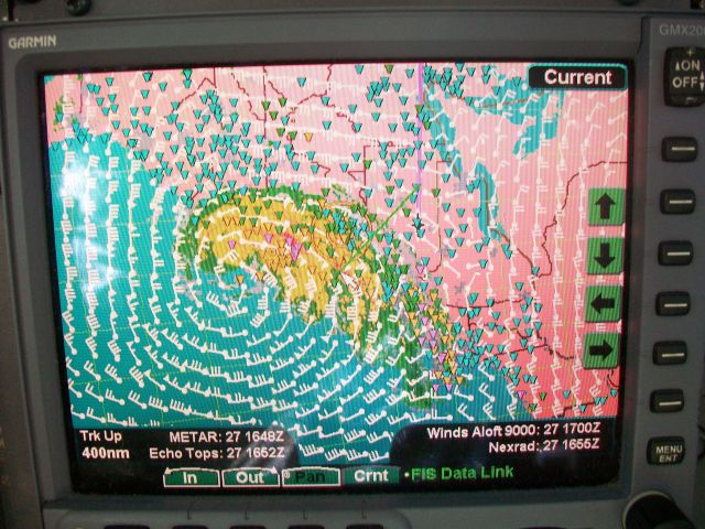 Learjet 55 (N824MG) - Hurricane Irene