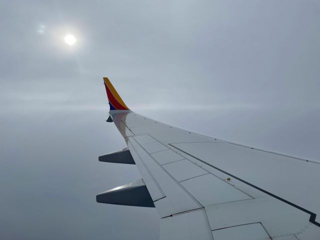 Boeing 737 MAX 8 (N8727M) - Some high cloud cover enroute TPA-BWI