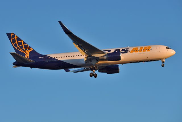 BOEING 767-300 (N664GT) - New addition to the GTI fleet, less than a month. Shown landing 23-R on 02-18-22