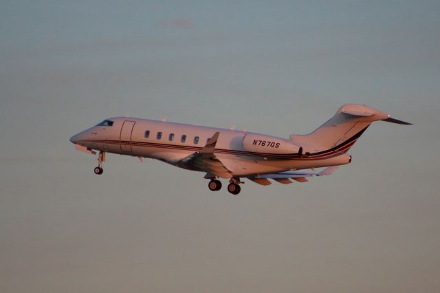 Bombardier Challenger 300 (N767QS) - This Challenger CL-30 operating as ExecJet 767 just departed runway 4 at Bluegrass heading to Spirit of St. Louis (KSUS). This aircraft has crossed the US and back in the past week.