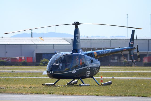 RA-06345 — - RA-06345, one of two Russian R-66s that are flying from Russia to New Zealand. They landed at YMMB on the 7th of November, this photo was taken on the 8th of November 2014.