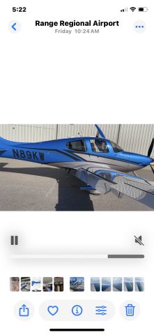 Cirrus SR-22 (N89KW)