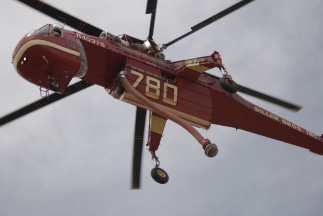 Sikorsky CH-54 Tarhe (N4037S) - Sonoita AZ 06/01/2011 Range Fire