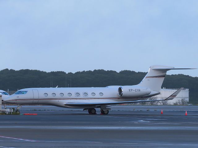 Gulfstream Aerospace Gulfstream G650 (VP-CVA) - Photo taken on Sep 19, 2022.