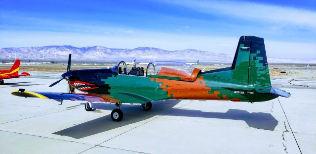 Pilatus PC-7 Astra (N901AK) - Plane crazy Saturday @ Mojave 15FEB2020