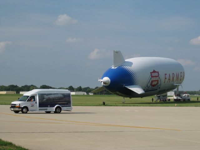 Unknown/Generic Airship (N704LZ) - Moored at DuPage Airport, August 2011.