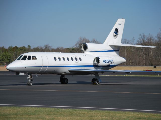 Dassault Falcon 50 (N500TS) - TRUE SPEED ENTERPRISES II INC (NASCAR driver Tony "Smoke" Stewart) at KJQF - 2/5/13