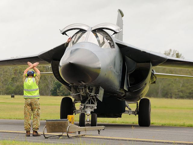 Grumman EF-111 Raven — - F-111 aircraft are no longer in use with the Royal Australian AirForce having been replaced by FA18 Super Hornets