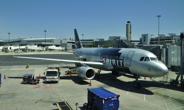 Airbus A319 (N526NK) - Spirit Airlines Airbus A319-132 N526NK in Boston 