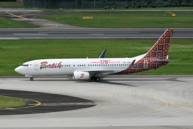 Boeing 737-800 (PK-LZM) - Lion Group 178th Boeing 737-800