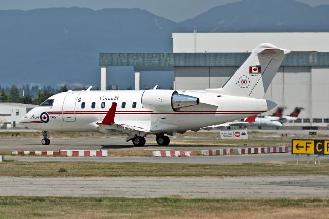 Canadair Challenger (14-4620) - CanForce One, the Prime Minister of Canada is on board heading to Ottawa.