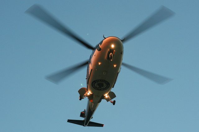 Sikorsky S-76 (N761AF) - Angel Flight 1 lifts off from the Sparks Regional Medical Centers helipad with a patient going to Arkansas Childrens Hospital in Little Rock.