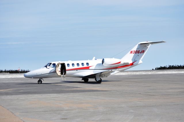 Cessna Citation CJ1 (N306JR) - 2006 C525A S/N 0306 parked on  Woodwards ramp at CYYR