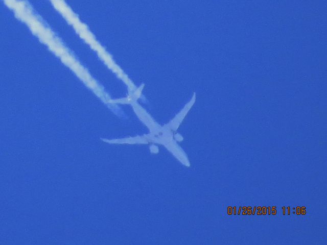 Boeing P-8 Poseidon (16-8759) - U.S. Navy P-8A over Baxter Springs Kansas (78KS).