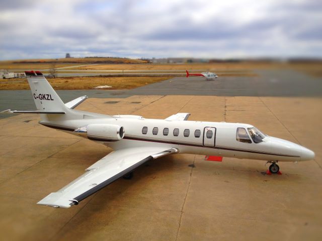 Cessna Citation V (C-GKZL) - On the ramp in Halifax.