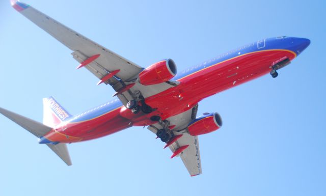 Boeing 737-800 — - Taken from the Shell station at the end of the runway.