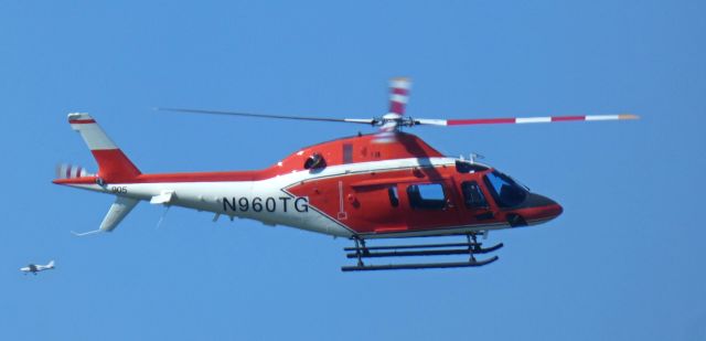 DENEL Koala (N960TG) - Shortly after departure is this 2023 Leonardo AW119 MKII Rotorcraft in the Summer of 2024.