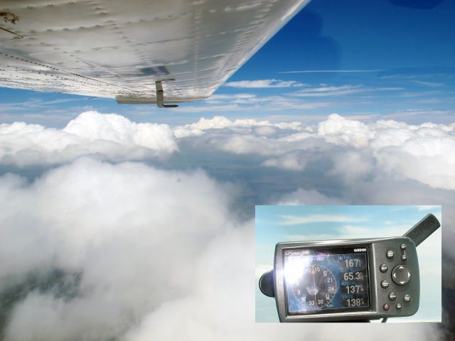 Cessna Centurion (ZS-AVB) - At FL130 between FBSK and FALA.