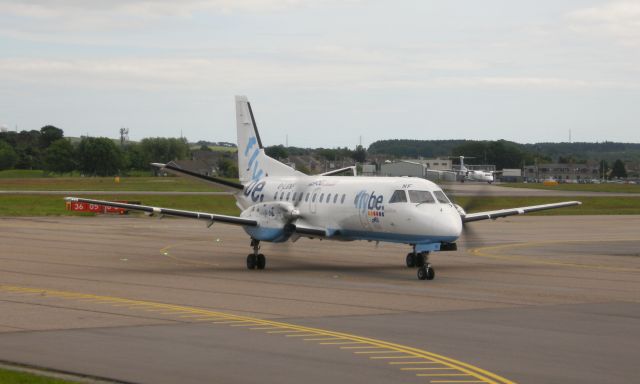 Saab 340 (G-LGNF) - Flybe Saab 340 G-LGNF just landed in Aberdeen Dyce