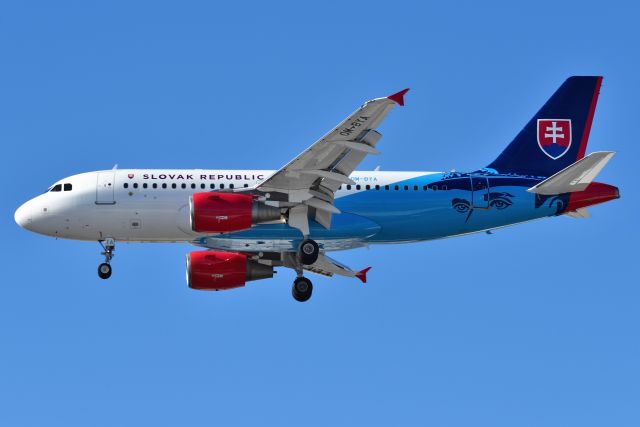 Airbus A319 (OM-BYA) - 02-20-22 23-L