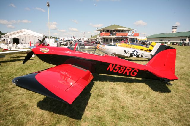 Vans RV-8 (N58RG) - See more planes from the 2013 EAA Airventure here- a rel=nofollow href=http://www.facebook.com/media/set/?set=a.10153121083865078.1073741840.283142505077&type=1https://www.facebook.com/media/set/?set=a.10153121083865078.1073741840.283142505077&type=1/a