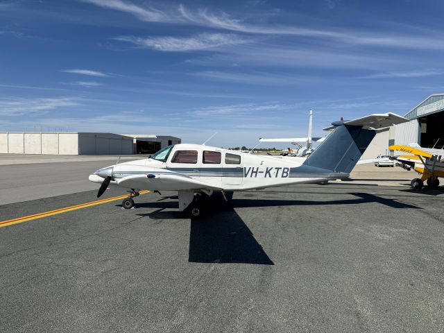 Beechcraft Duchess (VH-KTB) - The Duchess is a classic multi-engine trainer. Jandakot airport, near Perth, Australia. 27-MAR-2-25.