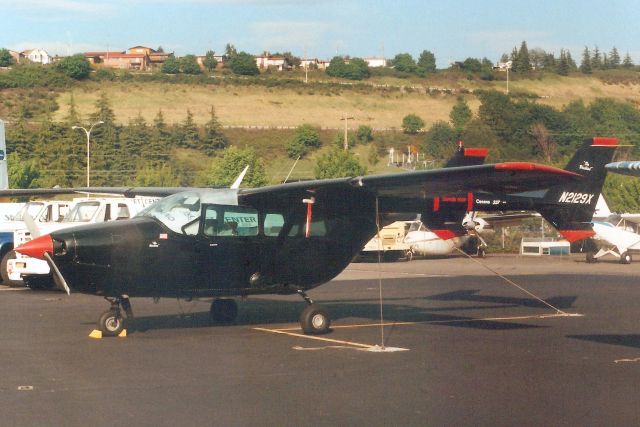 Cessna Super Skymaster (N2129X) - Seen here in may-89.br /br /Reregistered N337V,br /then C-FVOW 29-Jul-96,br /then N748X 21-Nov-17.