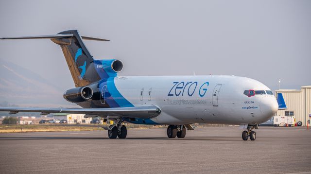 BOEING 727-200 (N794AJ) - Zero G parking on the west apron at KBZN