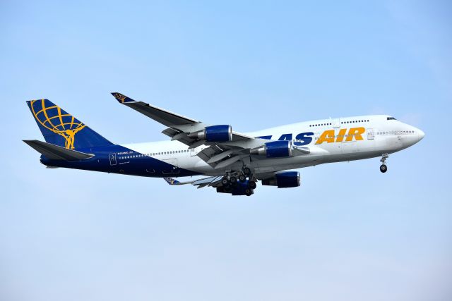 Boeing 747-400 (N464MC) - Landing 23-R on 06-08-18 from IAH.