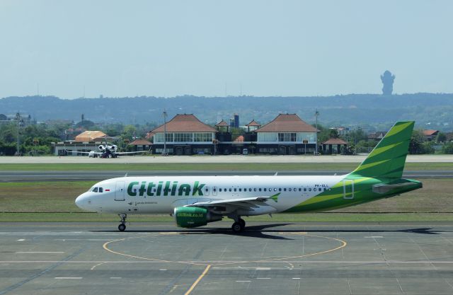 Airbus A320 (PK-GLL) - At Denpasar International Airport. Bali, Indonesia