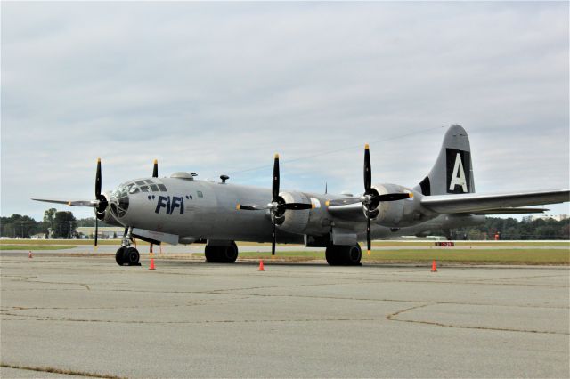 Boeing B-29 Superfortress (N529B) - One of two B29s in the world. "Fifi" parked at KLZU until sunday. Dont know when shes taking off.