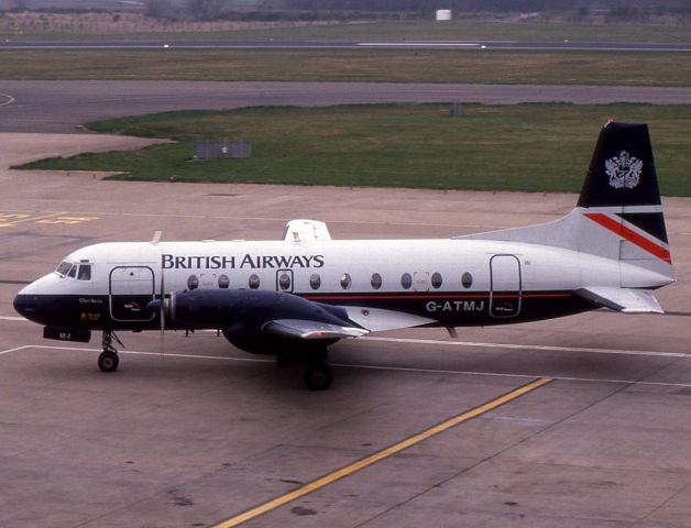 G-ATMJ — - Photo taken at Edinburgh Airport on 13.4.1988