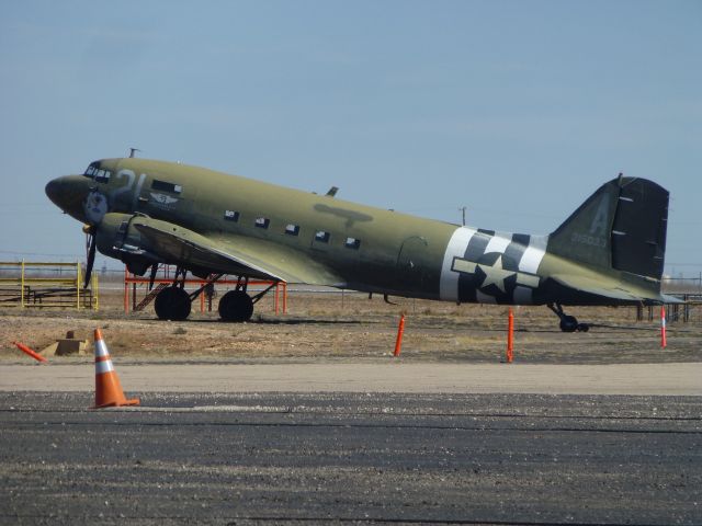 CURTISS Commando — - CAF C46 parked at Midland, TX