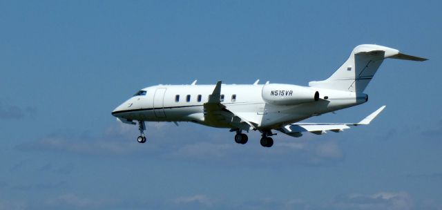 Canadair Challenger 350 (N515VR) - About to touch down is this 2014 Bombardier Challenger 350 from the Summer of 2024.