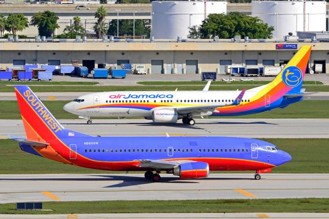 Boeing 737-800 — - Caribbean Airlines - 9Y-JMF Departing Fort Lauderdale International Airport, RWY 27R. Courtesy JT Occhialini ©