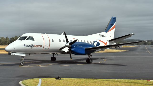 Saab 340 (VH-SBA) - Regional Express SAAB 340B VH-SBA (cn 311) at Wynyard Airport Tasmania Australia. 2 February 2019.