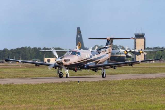 Pilatus PC-12 (N661SA) - Captured at Wilmington International Airport from the Cell Lot.