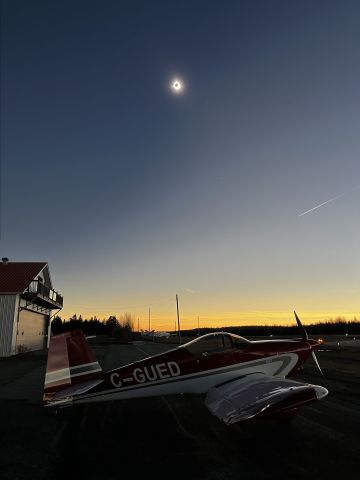 Vans RV-7 (C-GUED) - Total eclipse in St-Georges