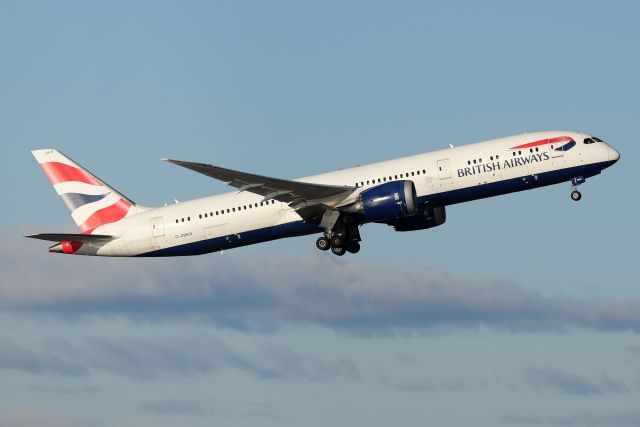 Boeing 787-9 Dreamliner (G-ZBKR) - 'Speedbird 29 Golf' departing back to London Heathrow