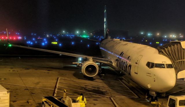 Boeing 737-900 (N296AK) - C Terminal, Portland International Airport